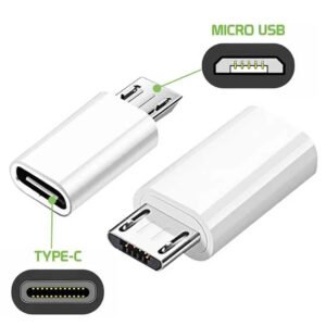 محول شحن صغير من النوع C إلى Micro USB Android