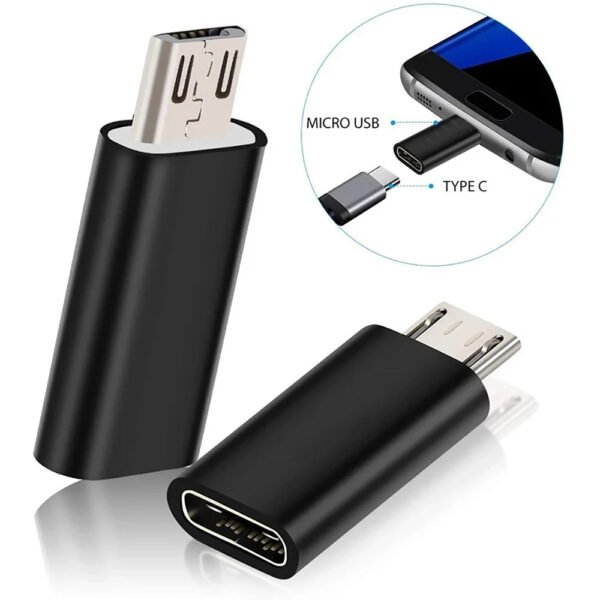 ⁦محول شحن صغير من النوع C إلى Micro USB Android⁩ - الصورة ⁦4⁩