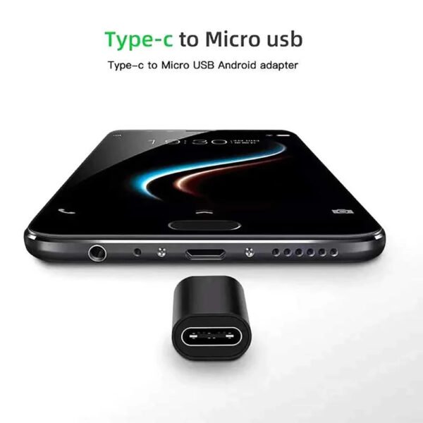 ⁦محول شحن صغير من النوع C إلى Micro USB Android⁩ - الصورة ⁦5⁩
